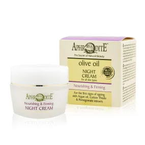 Aphrodite Nourishing & Firming Night Cream - Hydrating and Firming Night Cream with Hyaluronic Acid & Argan Oil (50 ml / 1.70 fl oz)