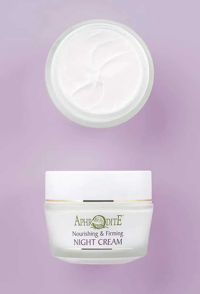 Aphrodite Nourishing & Firming Night Cream - Hydrating and Firming Night Cream with Hyaluronic Acid & Argan Oil (50 ml / 1.70 fl oz)