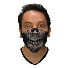 Cloth Mask White Skull