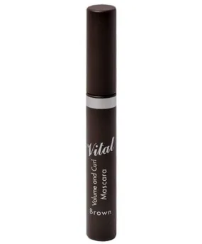 Vital Makeup Volume And Curl Mascara Brown